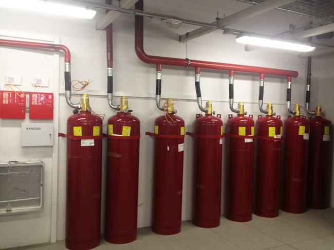 Система автоматического газового пожаротушения NONFIRE