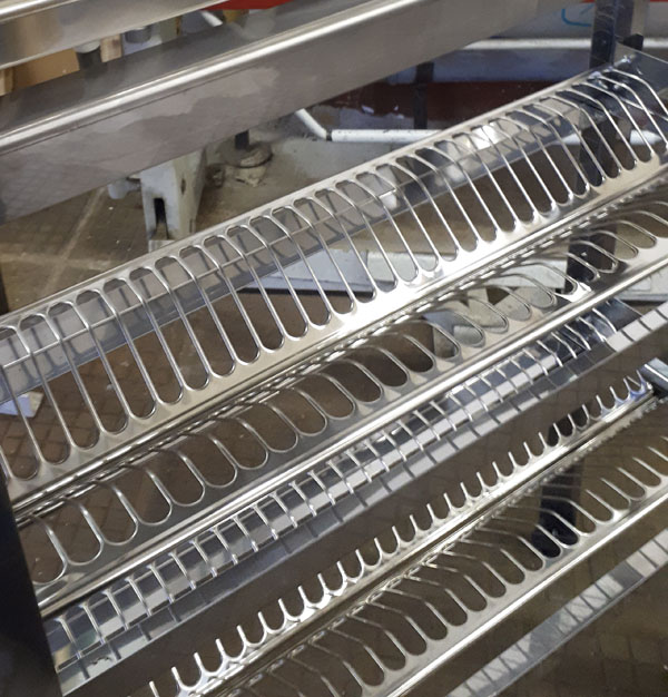 Стеллаж из нержавеющей стали - Русметалтехника